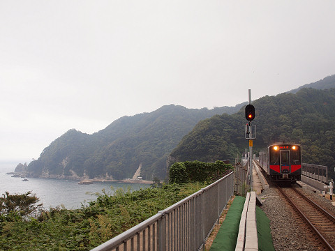 臨時快速「山陰海岸ジオライナー」@餘部駅