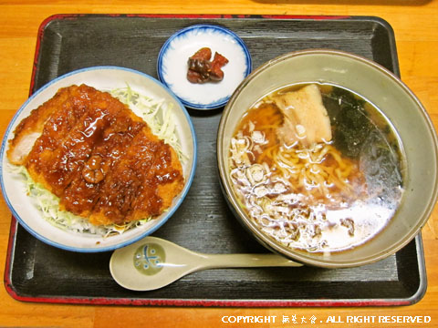 麺屋 豪快 ソースカツ丼セット