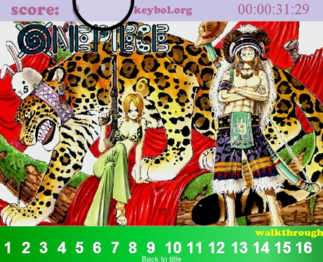 ワンピースの画像にある数字を見つけ出すゲーム Kim S Missing Numbers 10 One Piece Edition 無料フラッシュゲームナビ Flashgame Navi