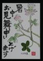 絵手紙クローバー