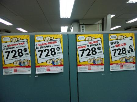 静岡県最低賃金。