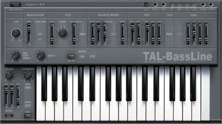 【TAL-BassLine】RolandのSH-101みたいなシンセベース音源【VSTi】