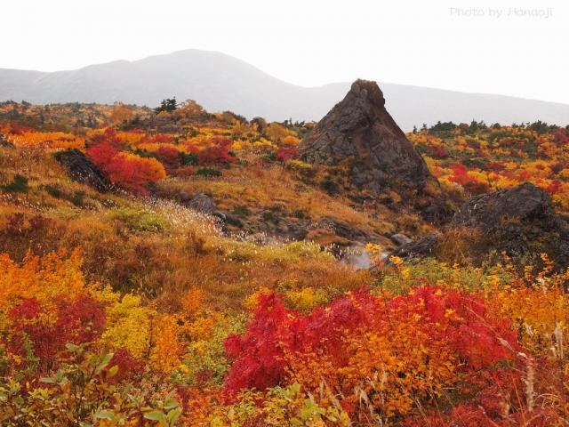 須川温泉の天狗岩
