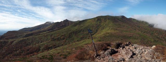 那須連山のパノラマ