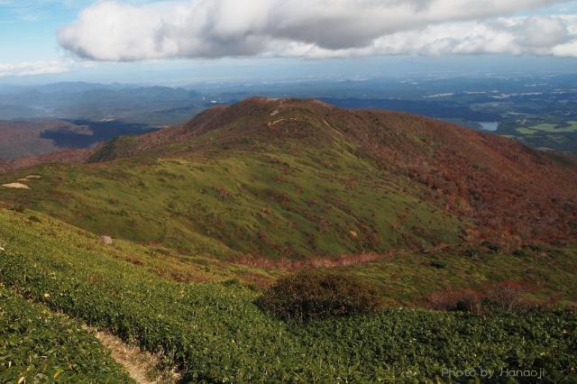 赤面山が遠くなる