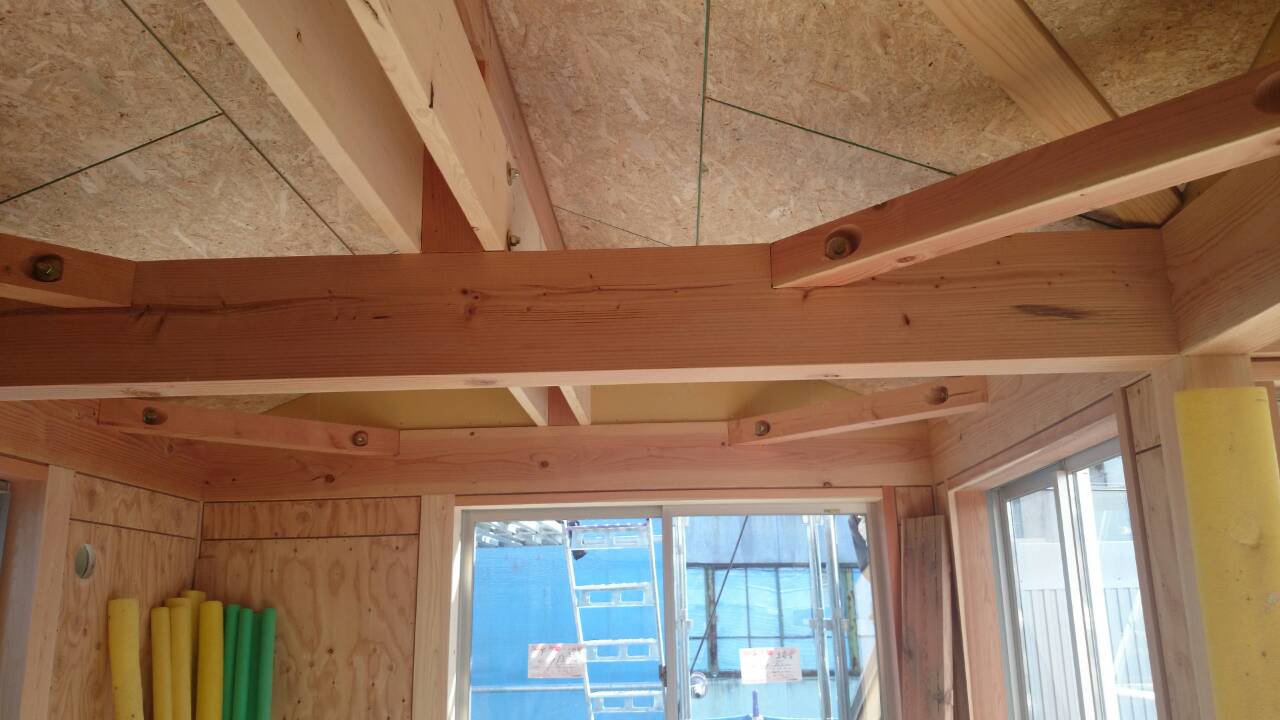 Gotosun 内部造作 子供室の壁と天井 ハラモク家つくり日記
