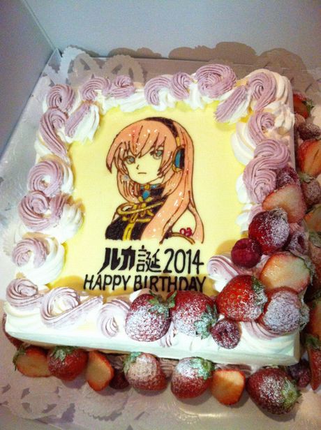 ルカさんの誕生日ケーキ