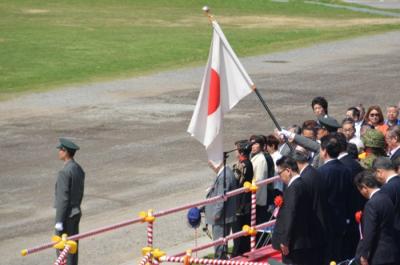 国旗登壇(信太山駐屯地55)