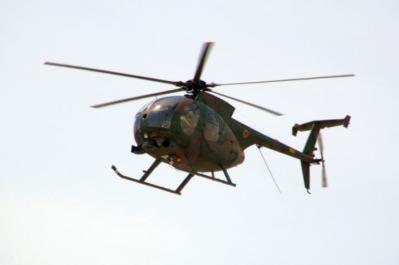 OH-6による状況偵察(信太山駐屯地55)