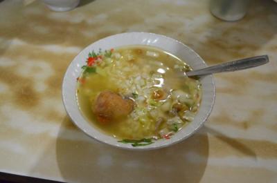 3日目 朝食 ソト・アヤム(Soto ayam)(インドネシア紀行)
