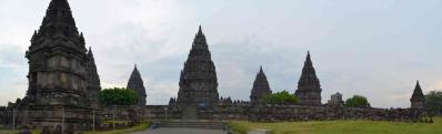 3日目 プランバナン寺院 パノラマ(インドネシア紀行)