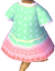 ウサギプリントのふく2