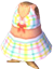 チェック柄ビキニ