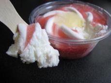 ソースたっぷりストロベリー&チーズ