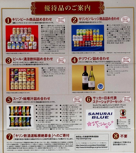 株主優待 優待品
