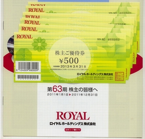 株主優待 ロイヤルHD