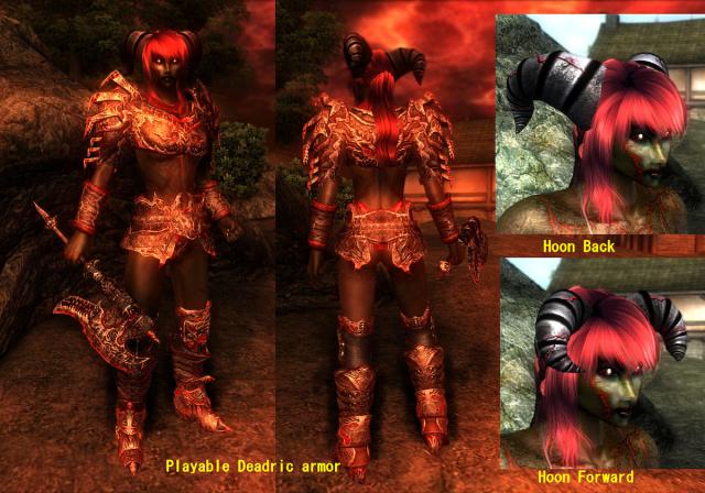 Playable Deadric armor