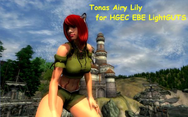 Tonas Airy Lily for HGEC EBE LightGUTS