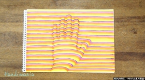 とっても楽しく簡単に「立体的な手」を描く方法(動画)