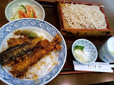 たけや 天丼セット