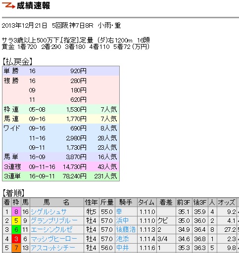 20131221阪神8R