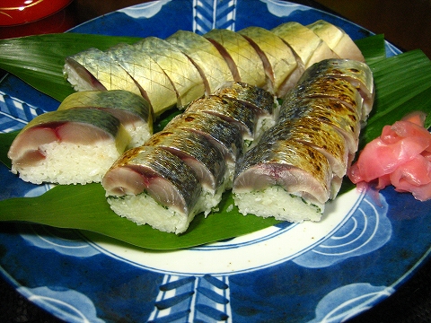 鯖寿司と炙り鯖寿司２