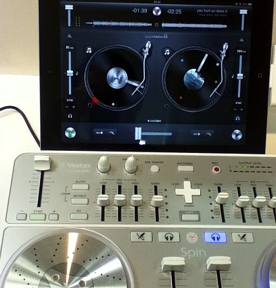 Vestax SPINをiPadにつないでみた。 - DJ DRAGONの気になる機材