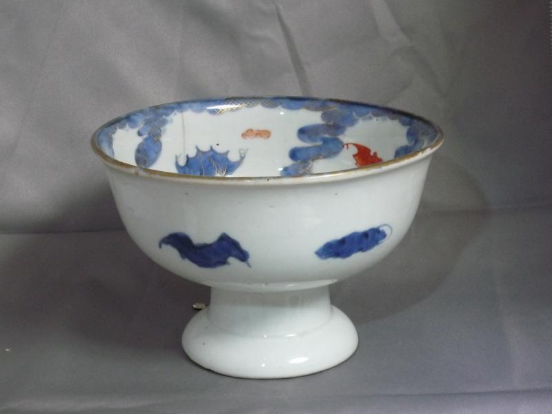 激安通販新作 古伊万里色絵盃洗（その3） 蝙蝠文 | 古伊万里、古壺 工芸品