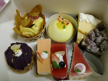 ケーキたち