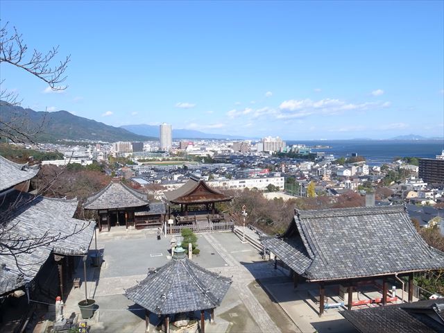 三井寺から琵琶湖を望む