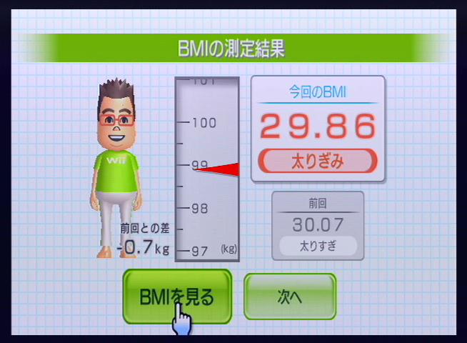 WiiFit 20111231 体重