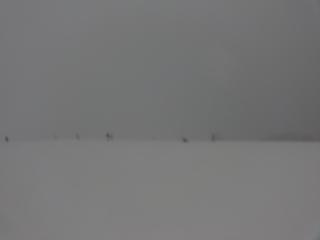 山頂は曇ってきた