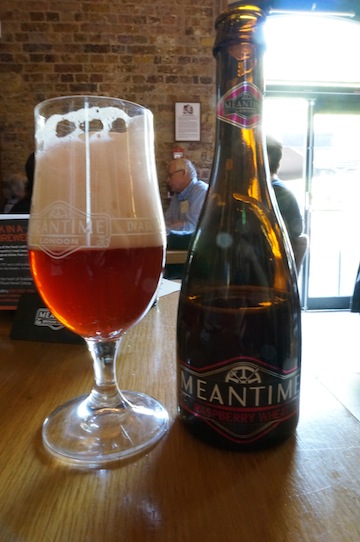 The Old Brewery raspberry beer