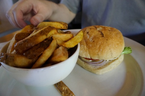 The Old Brewery burger