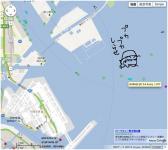 5003しらせ帰国2013年春・羽田沖でぷかぷか