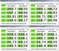 ベンチ INTEL SSD040G+300G 結合画像
