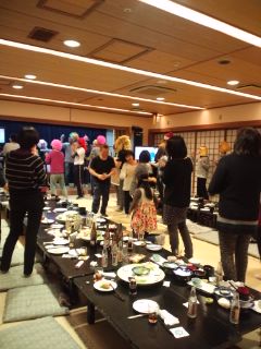 お泊り会宴会1