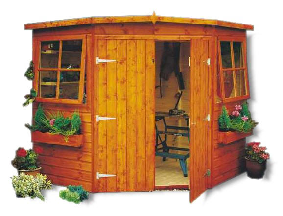 Corner Shed Plans Drawings How to Build DIY by 