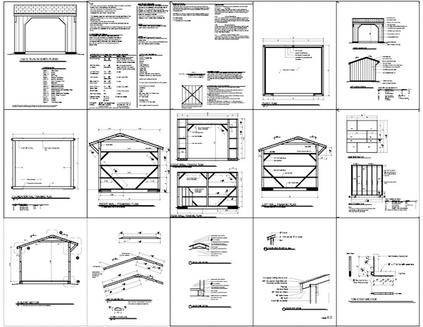 Free shed plans 12x20 download 