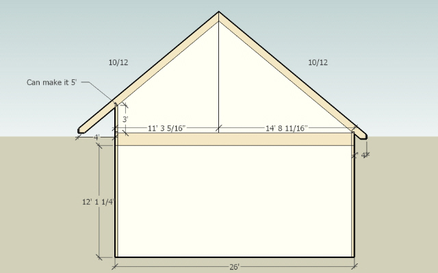 Saltbox Garage How to Build DIY by 