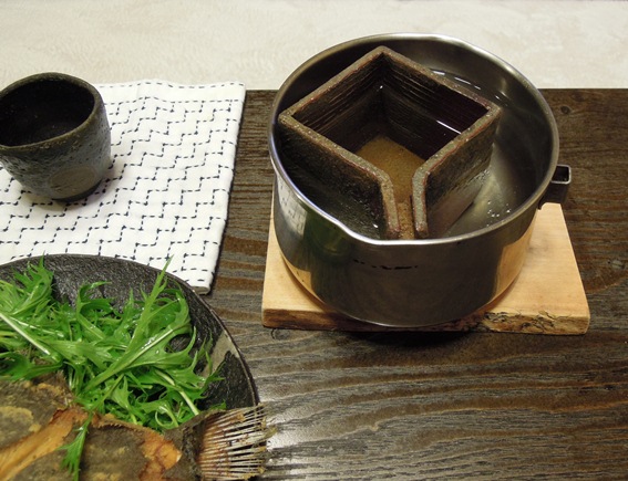 熱燗調理器具を使うでもなく
