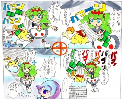 エスちゃんのカチューシャ?が神秘的な形だと気づいた