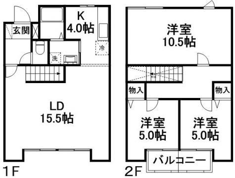 コテージモクモク 間取り