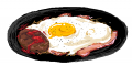 らくがき110(ベーコン&ハンバーグ追加)