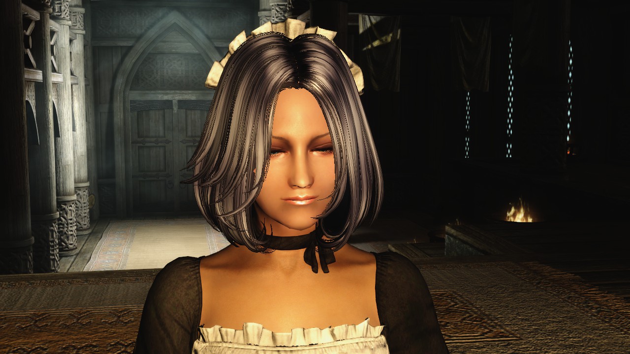 【キャラメイク】 メイドなBreton娘 【skyrim】 七篠見聞録