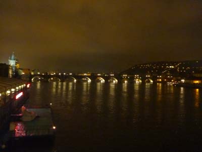 2013January プラハ 夜のカレル橋