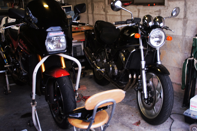 バリオス君不調 - わんちゃりとにんいち:GPZ900R