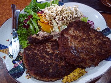 そばハンバーグ