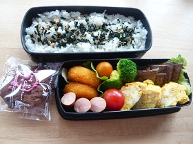 3月14日牛バルサミコ焼き弁当