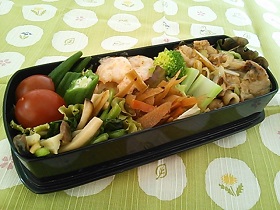 4月30日豚生姜焼き弁当